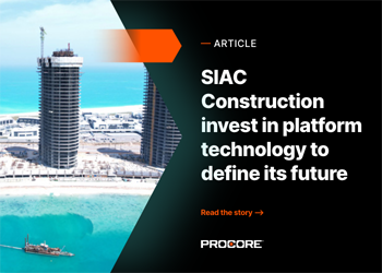 How SIAC Construction invested in construction platform technology to define its future